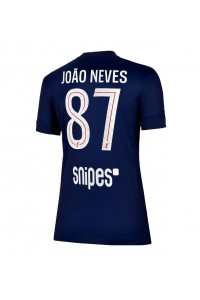Paris Saint-Germain Joao Neves #87 Voetbaltruitje Thuis tenue Dames 2025-26 Korte Mouw